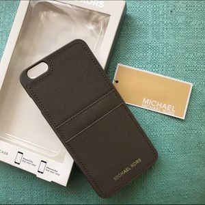 Michael Kors Saffiano Leather iPhone Case